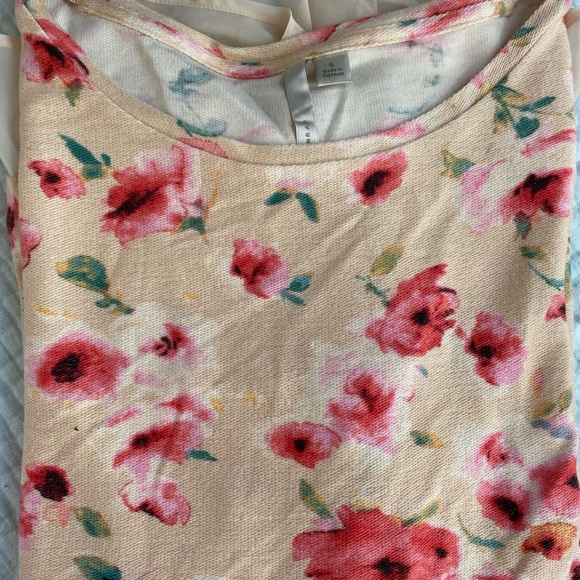 LC Lauren Conrad Floral Sweater - Picture 2 of 2